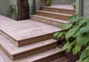 Wooden deck and stairs