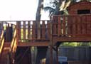 Wooden deck and stairs